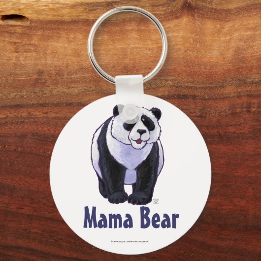 Mama Beer Panda Beer Sleutelhanger (Voorkant)