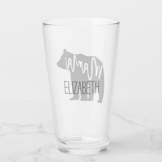 Mama Beer Personalized Glas (Achterkant)