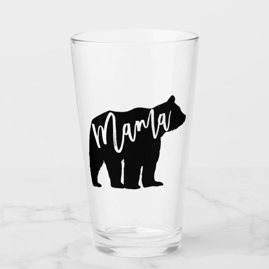 Mama Beer Personalized Glas (Voorkant)