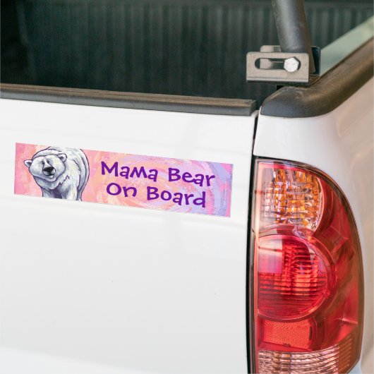 Mama Beer Polar Beer Bumpersticker (Op Truck)