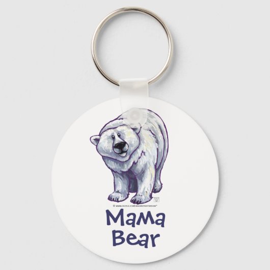 Mama Beer Polar Beer Sleutelhanger (Voorkant)
