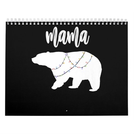 Mama Beer Polar Beer String of Lights Kerstmis Kalender (Hoes)