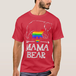 Mama Beer Proud Ma Rainbow Flag LGBT Pride T-shirt