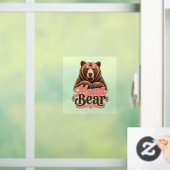 Mama Beer Raamsticker (Huis)