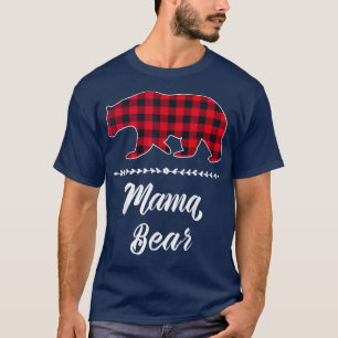 Mama Beer Red Buffalo Check Pset Floral Fun Ma G T-shirt