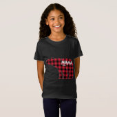 Mama Beer Red Pset Matching Family Kerstpaja T-shirt (Voorkant volledig)