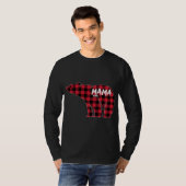 Mama Beer Red Pset Matching Family Kerstpaja T-shirt (Voorkant volledig)