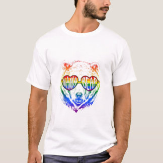 Mama Beer Regenboog Zonnebril T-shirt