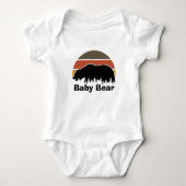  Mama Beer Retro Zonsondergang Romper (Voorkant)