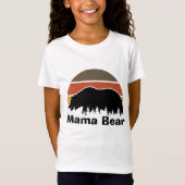  Mama Beer Retro Zonsondergang T-shirt (Voorkant)