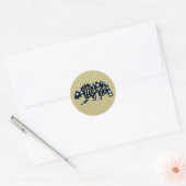 Mama Beer Ronde Sticker (Envelop)