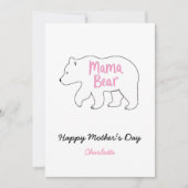 Mama Beer | Schattigee en grappige Moederdag Kaart (Voorkant)