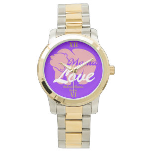 Mama Beer Simple & CHIC Names Personated Custom Horloge