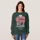 Mama Beer Simple & CHIC Names Personated Custom Trui (Voorkant volledig)