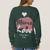 Mama Beer Simple & CHIC Names Personated Custom Trui (Achterkant)