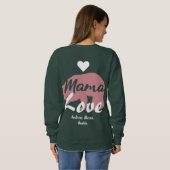 Mama Beer Simple & CHIC Names Personated Custom Trui (Achterkant volledig)