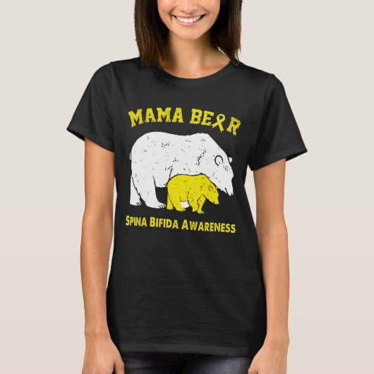 Mama Beer SPINA BIFIDA Awareness T-shirt (Voorkant)