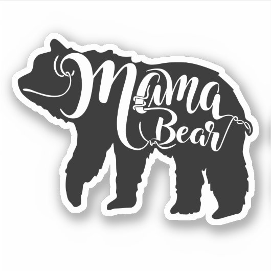 Mama Beer Sticker (Voorkant)