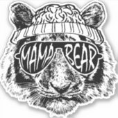 Mama Beer Sticker (Voorkant)