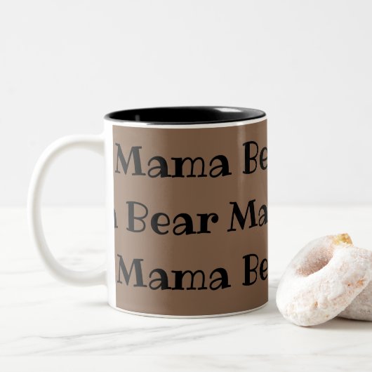 Mama Beer Tweekleurige Koffiemok (Met donut)
