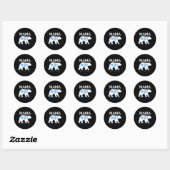 Mama Beer Type 1 Diabetes Ronde Sticker (Vel)