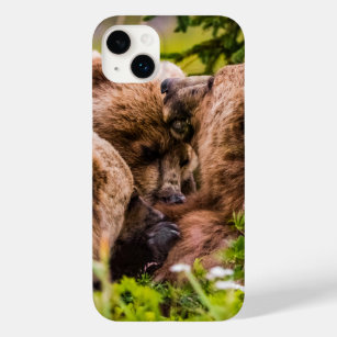 Mama beer verzorgt haar twee cubs, Lake Clark Nati Case-Mate iPhone 14 Plus Hoesje