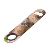 Mama beer verzorgt haar twee cubs, Lake Clark Nati Speed Flessenopener (Voorkant Gekanteld)