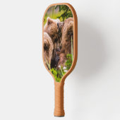 Mama beer verzorgt haar twee cubs, Lake Clark NP Pickleball Paddle (Links)