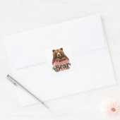 Mama Beer Vierkante Sticker (Envelop)