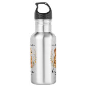 Mama Beer voor Moeder Moederdag Verjaardag Waterfles (Achterkant)