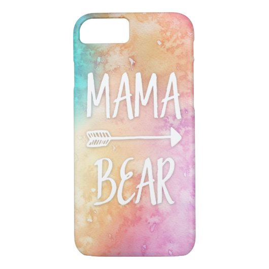Mama Beer waterverf telefoonkwestie Case-Mate iPhone Case (Achterkant)