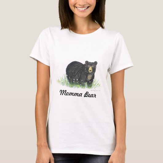 Mama beer Zwart beer, t shirt (Voorkant)