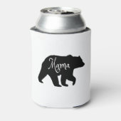 Mama Beer zwart-wit Blikjeskoeler (Blikje Achterkant)