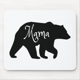 Mama Beer zwart-wit Muismat