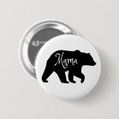 Mama Beer zwart-wit Ronde Button 5,7 Cm (Voorkant /achterkant)