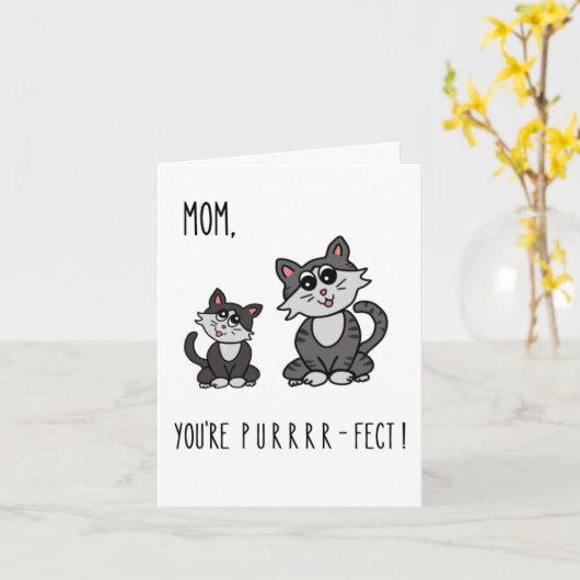 Mama bent de max! Cute Moederdag kaart (Gele Bloem)