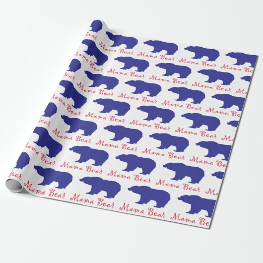 Mama Beren - Cadeaupapier (Uitgerold)