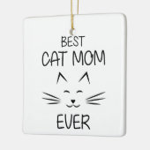 Mama - Beste kattenmama ooit Keramisch Ornament (Links)