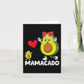 Mama Beste Moeder Avocado Mamacado Gelukkige Moede Kaart (Voorkant)