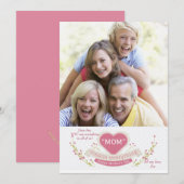 Mama betekent alles fotokaart (Voorkant / Achterkant)