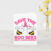 Mama Bewaar De Borstkanker Grappig Halloween Boo B Kaart (Gele Bloem)