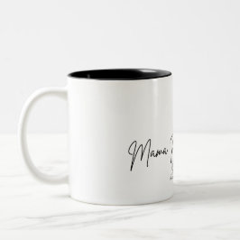 Mama bidt eerst Christelijke Moeder Koffiemok Tweekleurige Koffiemok