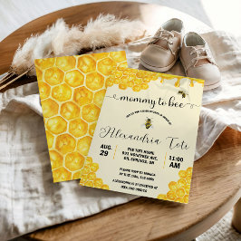 Mama bij!  Honingbij, Honing, Baby Shower Kaart
