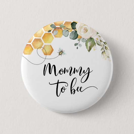 Mama bij te worden ronde button 5,7 cm (Voorkant)