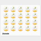 Mama Bijen Baby Shower Sticker (Vel)