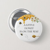 Mama Bijen Honing Onderweg Ronde Button 5,7 Cm (Voorkant /achterkant)