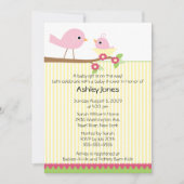 Mama Bird & Baby Baby shower Kaart (Voorkant)