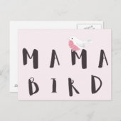 Mama Bird - Cute Mam Quote Briefkaart (Voorkant / Achterkant)