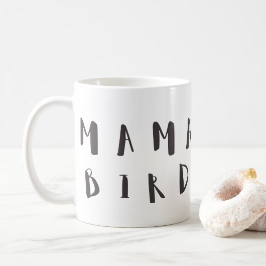Mama Bird - Fun Quote Mok (Met donut)