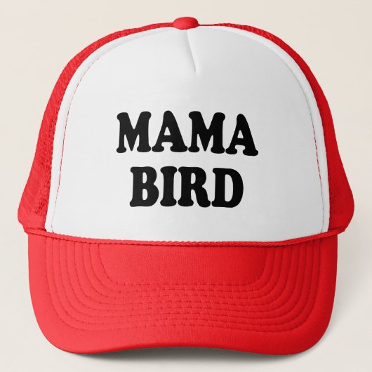 Mama Bird grappmoeder Trucker Pet (Voorkant)